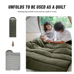 Sac de couchage d'hiver ultraléger NATUREHIKE pour deux personnes